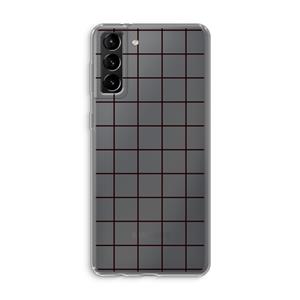CaseCompany Rooster: Samsung Galaxy S21 Plus Transparant Hoesje