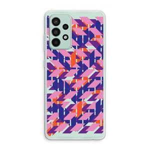 CaseCompany Skew Blush 3: Samsung Galaxy A52s 5G Transparant Hoesje