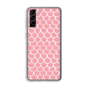 CaseCompany Dakpannetjes: Samsung Galaxy S21 Plus Transparant Hoesje