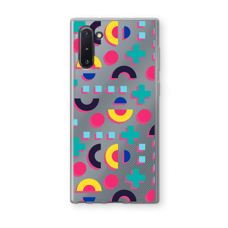 CaseCompany 8-bit N°2: Samsung Galaxy Note 10 Transparant Hoesje