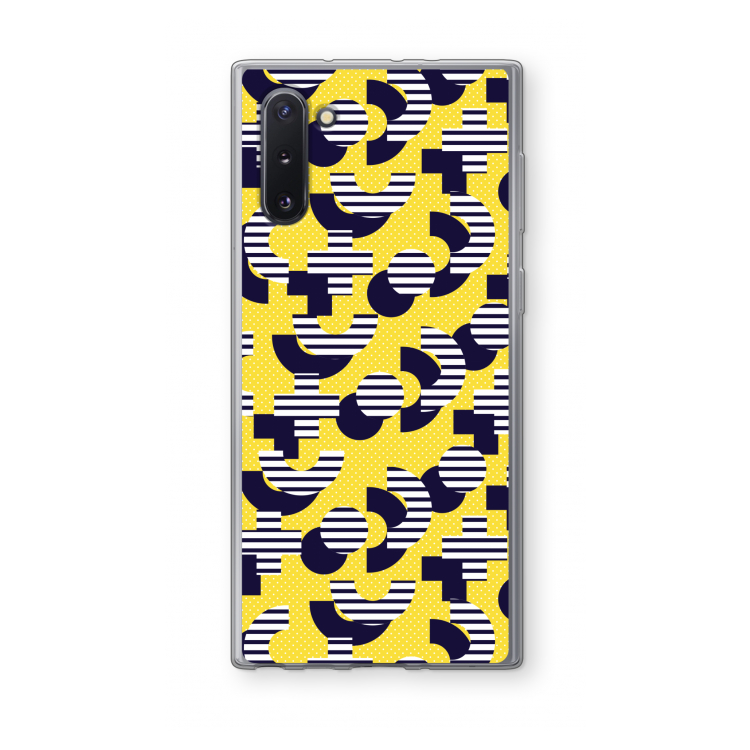 CaseCompany 8-bit N°3: Samsung Galaxy Note 10 Transparant Hoesje