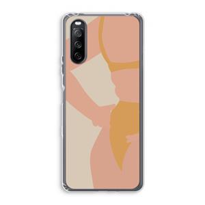 CaseCompany Bikini body: Sony Xperia 10 III Transparant Hoesje