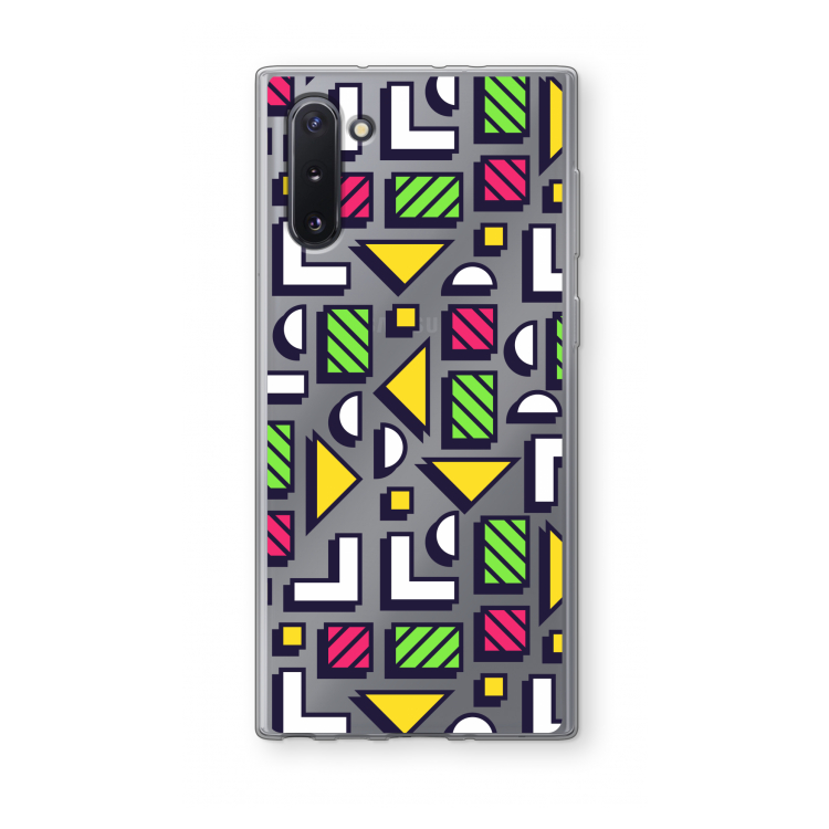 CaseCompany 8-bit N°4: Samsung Galaxy Note 10 Transparant Hoesje