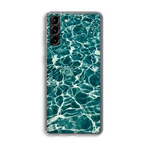 CaseCompany Weerkaatsing water: Samsung Galaxy S21 Plus Transparant Hoesje