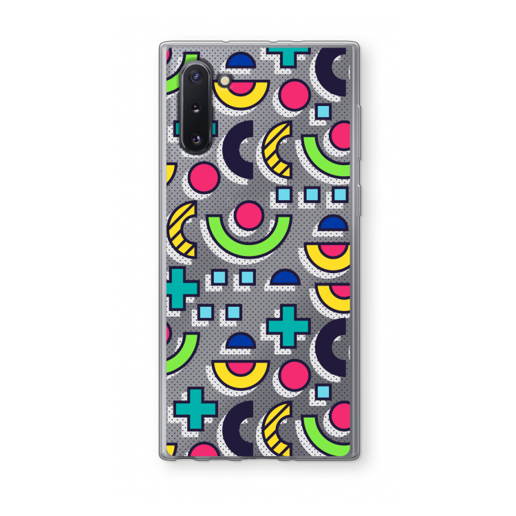 CaseCompany 8-bit N°6: Samsung Galaxy Note 10 Transparant Hoesje