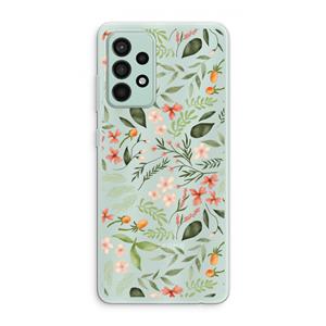 CaseCompany Sweet little flowers: Samsung Galaxy A52s 5G Transparant Hoesje