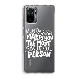 CaseCompany The prettiest: Xiaomi Redmi Note 10 Pro Transparant Hoesje