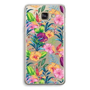 CaseCompany Tropisch 2: Samsung Galaxy A5 (2016) Transparant Hoesje