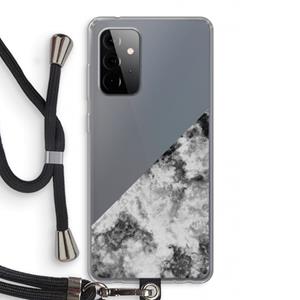 CaseCompany Onweer: Samsung Galaxy A72 5G Transparant Hoesje met koord