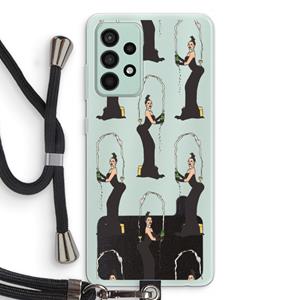CaseCompany Pop Some Kim: Samsung Galaxy A52s 5G Transparant Hoesje met koord
