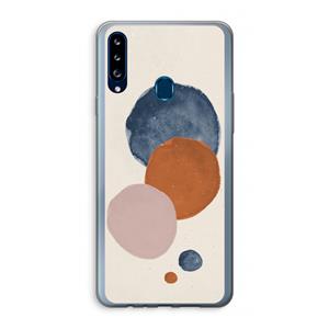 CaseCompany Geo #4: Samsung Galaxy A20s Transparant Hoesje