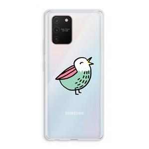 CaseCompany Birdy: Samsung Galaxy S10 Lite Transparant Hoesje