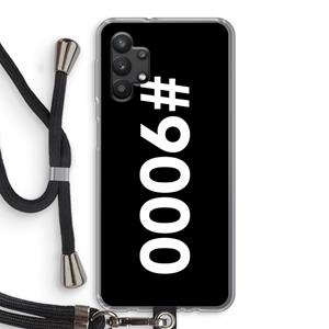 CaseCompany 9000: Samsung Galaxy A32 5G Transparant Hoesje met koord