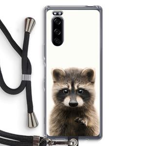 CaseCompany Rocco: Sony Xperia 5 Transparant Hoesje met koord