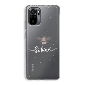 CaseCompany Be(e) kind: Xiaomi Redmi Note 10 Pro Transparant Hoesje