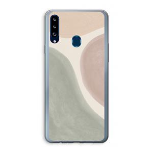 CaseCompany Geo #6: Samsung Galaxy A20s Transparant Hoesje