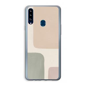 CaseCompany Geo #7: Samsung Galaxy A20s Transparant Hoesje