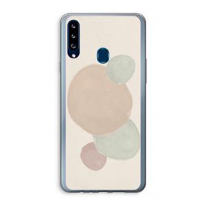 CaseCompany Geo #9: Samsung Galaxy A20s Transparant Hoesje