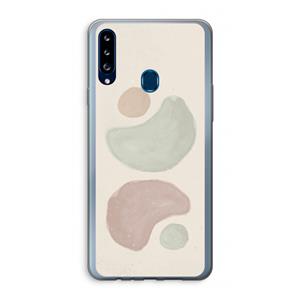 CaseCompany Geo #10: Samsung Galaxy A20s Transparant Hoesje