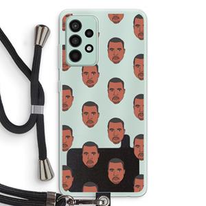 CaseCompany Kanye Call Me℃: Samsung Galaxy A52s 5G Transparant Hoesje met koord