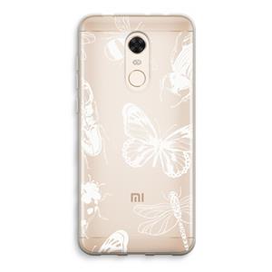 CaseCompany Tiny Bugs: Xiaomi Redmi 5 Transparant Hoesje
