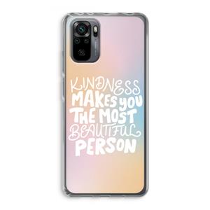 CaseCompany The prettiest: Xiaomi Redmi Note 10 Pro Transparant Hoesje