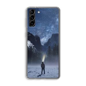 CaseCompany Wanderlust: Samsung Galaxy S21 Plus Transparant Hoesje