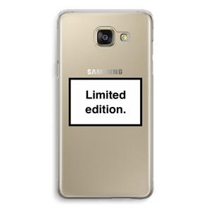 CaseCompany Limited edition: Samsung Galaxy A5 (2016) Transparant Hoesje