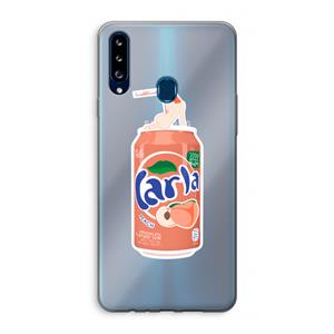 CaseCompany S(peach)less: Samsung Galaxy A20s Transparant Hoesje