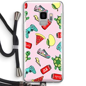 CaseCompany Things Jamie Loves: Samsung Galaxy S9 Transparant Hoesje met koord