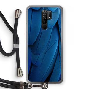 CaseCompany Pauw: Xiaomi Redmi 9 Transparant Hoesje met koord