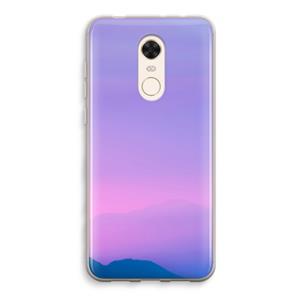 CaseCompany Sunset pastel: Xiaomi Redmi 5 Transparant Hoesje