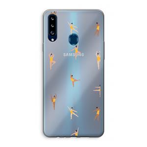 CaseCompany Dans #2: Samsung Galaxy A20s Transparant Hoesje