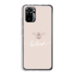 CaseCompany Be(e) kind: Xiaomi Redmi Note 10 Pro Transparant Hoesje