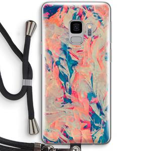 CaseCompany Alone: Samsung Galaxy S9 Transparant Hoesje met koord