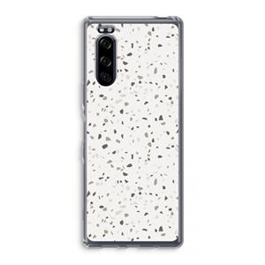 CaseCompany Terrazzo N°14: Sony Xperia 5 Transparant Hoesje