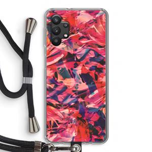 CaseCompany California: Samsung Galaxy A32 5G Transparant Hoesje met koord