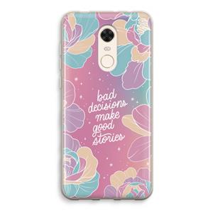 CaseCompany Good stories: Xiaomi Redmi 5 Transparant Hoesje