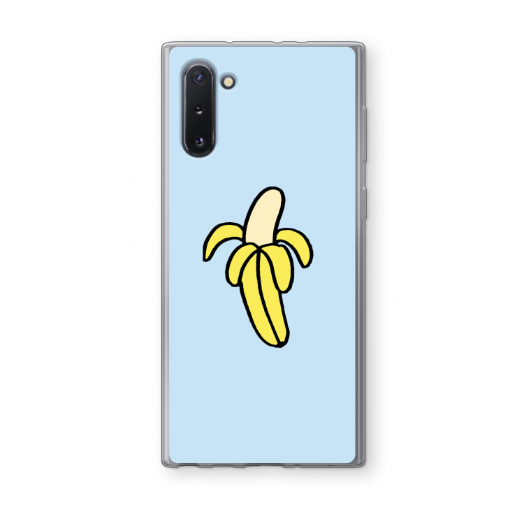 CaseCompany Banana: Samsung Galaxy Note 10 Transparant Hoesje