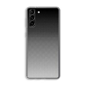 CaseCompany Musketon Halftone: Samsung Galaxy S21 Plus Transparant Hoesje