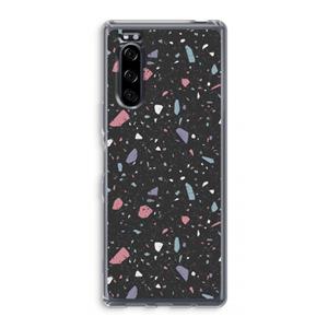 CaseCompany Terrazzo N°16: Sony Xperia 5 Transparant Hoesje