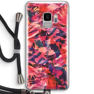CaseCompany California: Samsung Galaxy S9 Transparant Hoesje met koord