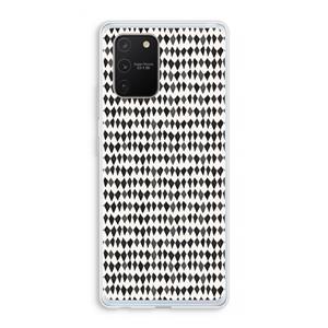 CaseCompany Crazy shapes: Samsung Galaxy S10 Lite Transparant Hoesje