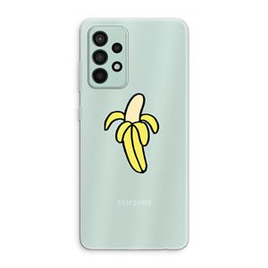 CaseCompany Banana: Samsung Galaxy A52s 5G Transparant Hoesje