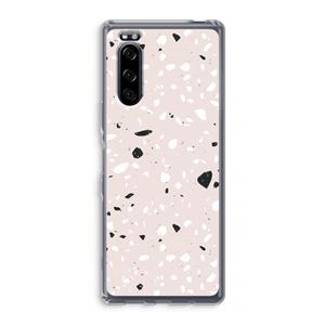 CaseCompany Terrazzo N°20: Sony Xperia 5 Transparant Hoesje