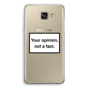 CaseCompany Your opinion: Samsung Galaxy A5 (2016) Transparant Hoesje