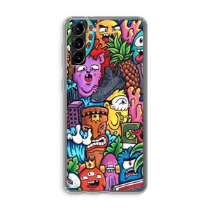 CaseCompany Vexx Mixtape: Samsung Galaxy S21 Plus Transparant Hoesje