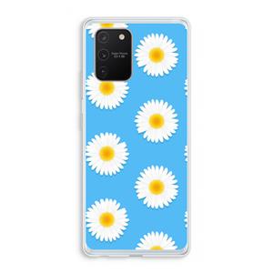 CaseCompany Margrietjes: Samsung Galaxy S10 Lite Transparant Hoesje