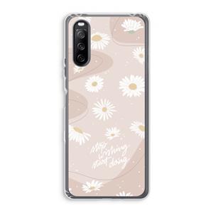 CaseCompany Daydreaming becomes reality: Sony Xperia 10 III Transparant Hoesje