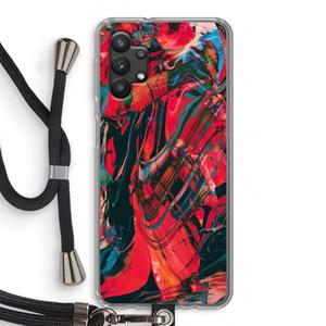 CaseCompany Endless Descent: Samsung Galaxy A32 5G Transparant Hoesje met koord